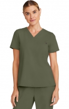 HH755 Quest Billie Tuck-in V-Neck Scrub Top by Healing Hands