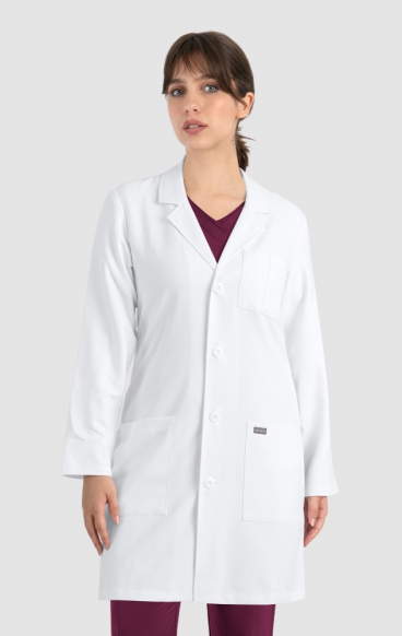 7555 Maevn Momentum Unisex Full Length Lab Coat