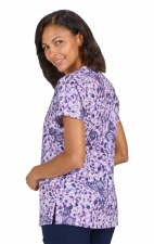 1082PR koi Lite Haut Velora Extensible Imprimer - Butterflight French Lavender