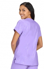 1082PR koi Lite Haut Velora Extensible Imprimer - Iridescent French Lavender