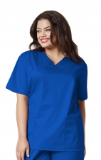 101 Women’s WonderWORK Classic Fit and True-Plus Fit V-neck Scrub Top