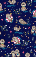 384PR koi Basics Leslie Top - Otters