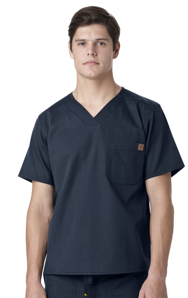 *FINAL SALE 2XL C15108 Carhartt Solid Ripstop Men's Scrub Utility Top