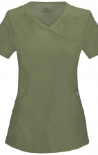 Top Mock Wrap - Cherokee Infinity - Antimicrobien