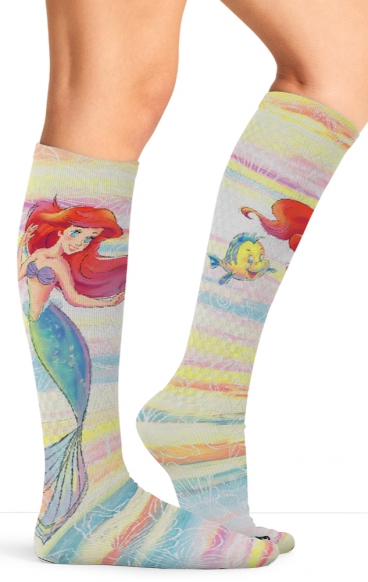 Comfort Support Tooniforms Chausettes Haut Compression Imprimer - Ariel World Comfort Support Tooniforms Chausettes Haut Compression Imprimer - Ariel World