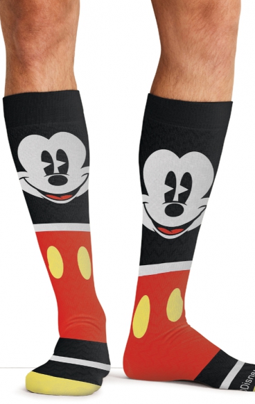 Tooniforms Print Support Chaussettes pour Hommes Compression Graduée par Cherokee Uniforms - Happy Go Mickey Tooniforms Print Support Chaussettes pour Hommes Compression Graduée par Cherokee Uniforms - Happy Go Mickey