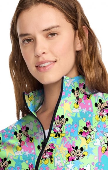 TF320 Tooniforms Packable Print Jacket by Cherokee - Love And Magic TF320 Tooniforms Packable Print Jacket by Cherokee - Love And Magic