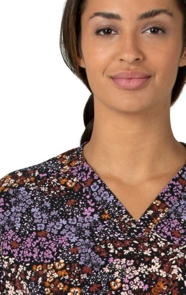 *FINAL SALE S C13314 Carhartt Force Cross-Flex Women's Oversize V-Neck Print Top - Mini Floral *FINAL SALE S C13314 Carhartt Force Cross-Flex Women's Oversize V-Neck Print Top - Mini Floral