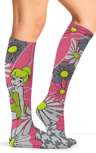 Tooniforms Print Support Chaussettes Compression Graduée - Flower Tinker Bell Tooniforms Print Support Chaussettes Compression Graduée - Flower Tinker Bell