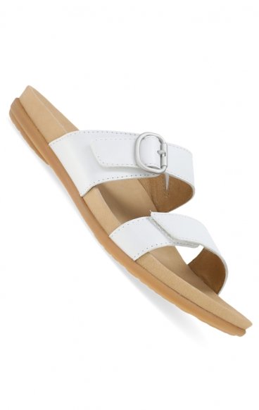 Sandale Justine White Full Grain pour Femmes par Dansko Sandale Justine White Full Grain pour Femmes par Dansko
