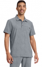 HH759 Quest Men's 3-Pocket Polo Collar Scrub Top by Healing Hands