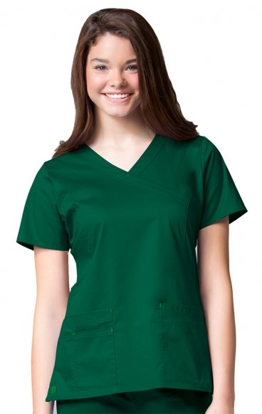 *FINAL SALE L 1102 Maevn Blossom - Y-Neck Top With Body Shape Seaming *FINAL SALE L 1102 Maevn Blossom - Y-Neck Top With Body Shape Seaming