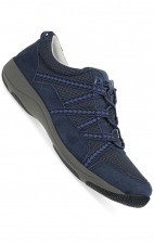 Harlyn Navy Suede Chaussure Légère pour Femmes par Dansko