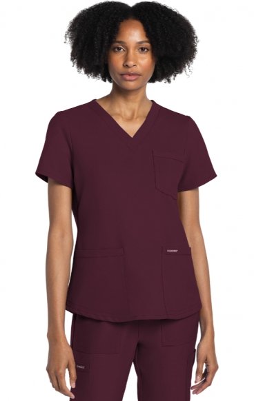 *VENTE FINALE M CK961A WW Originals Ultra Haut à Col en V avec 3 Poches par Cherokee *VENTE FINALE M CK961A WW Originals Ultra Haut à Col en V avec 3 Poches par Cherokee