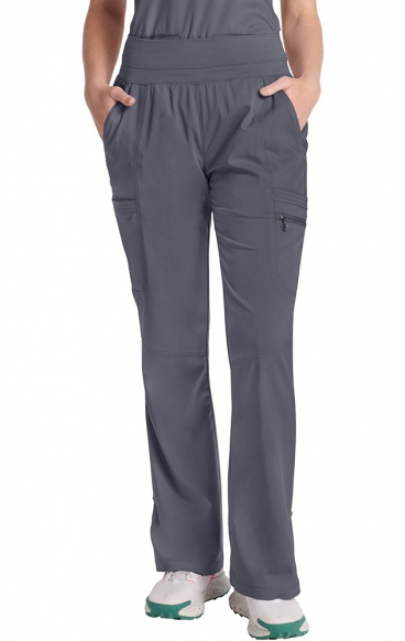 *VENTE FINALE XL HH002 Purple Label Tina Pantalon Cargo à Jambe Bootcut et Taille Yoga par Healing Hands