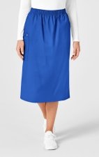 701 WORK Pull On Cargo Scrub Skirt by WINK