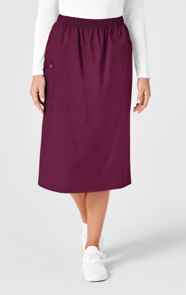701 WORK Pull On Cargo Scrub Skirt by WINK 701 WORK Pull On Cargo Scrub Skirt by WINK