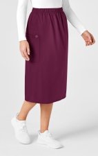 701 WORK Pull On Cargo Scrub Skirt by WINK