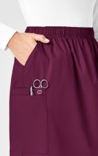 701 WORK Pull On Cargo Scrub Skirt by WINK