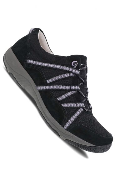 *VENTE FINALE Harlyn Black Suede Chaussure Légère pour Femmes par Dansko *VENTE FINALE Harlyn Black Suede Chaussure Légère pour Femmes par Dansko