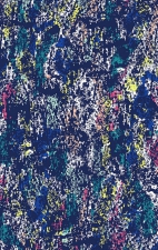 CK609 Haut Imprimer à Col Rond par Infinity - Colorful Distress