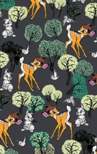 TF796 Tooniforms 2 Pocket V-Neck Print Top by Cherokee - Forest Royalty