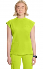 CK742A Mock Neck 4 Pocket Top with Flex Panels by Infinity
