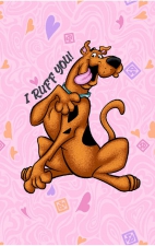 TF626 Tooniforms Haut Imprimer Ajusté avec 2 Poches par Cherokee Uniforms - I Ruff You Scooby