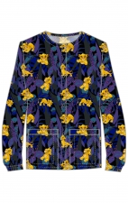 TF323 Tooniforms Veste Imprimé avec Fermeture à Bouton par Cherokee - Sensational Simba