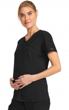 CK701A WW Originals Ultra Maternity Mock Wrap Top by Cherokee