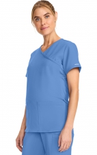 CK701A WW Originals Ultra Maternity Mock Wrap Top by Cherokee
