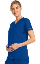 CK701A WW Originals Ultra Maternity Mock Wrap Top by Cherokee