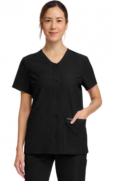 CK844A WW Originals Ultra 2 Pocket Snap-Front Top by Cherokee