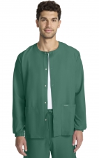 CK393A WW Originals Ultra Veste d'Échauffement Unisexe à Fermature Snap par Cherokee
