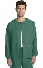 CK393A WW Originals Ultra Unisex Snap Front Warm Up Jacket by Cherokee