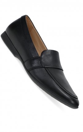 Linden Black Nappa Leather Women's Loafer by Dansko 