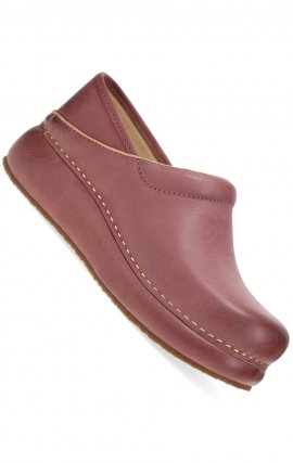 Platform Pro Rose Burnished Nubuck Clog for Women by Dansko 