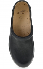 Platform Pro Black Burnished Nubuck Clog for Women by Dansko 