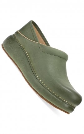 Sabot Platforme Pro Nubuck Bruni Vert par Dansko