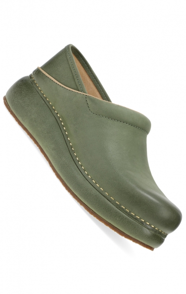 Sabot Platforme Pro Nubuck Bruni Vert par Dansko Sabot Platforme Pro Nubuck Bruni Vert par Dansko