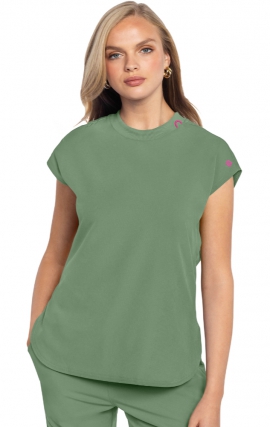 MC703 AMP Missy Dolman Sleeve Tuckable Top by Med Couture