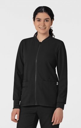 8122 Thrive Women's Zip-Front Warm Up Jacket by Wink