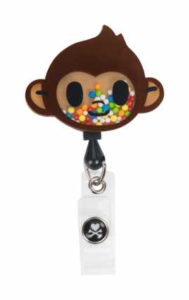 A157 koi Retractable Shaker Badge Reel - tokidoki Monkey