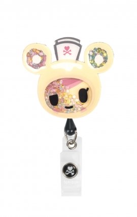 A157 koi Retractable Shaker Badge Reel - tokidoki Donutella Nurse
