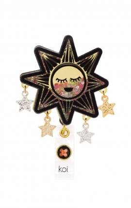 A156A koi Artist Series Retractable Shaker Badge Reel - Soleil