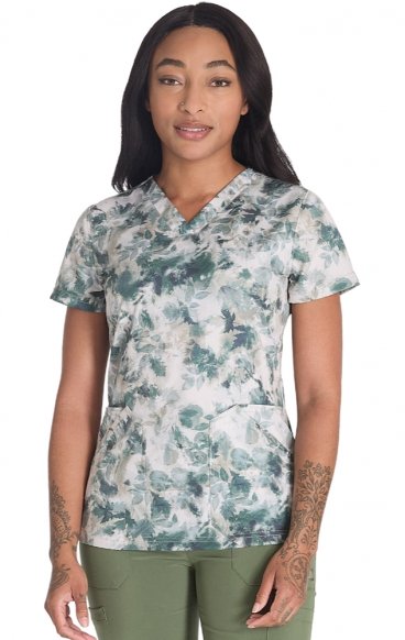 *VENTE FINALE DK667 Haut Imprimé à 4 Poches par Dickies - Nature Trail *VENTE FINALE DK667 Haut Imprimé à 4 Poches par Dickies - Nature Trail