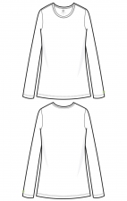 HH816 Healing Hands Melissa Long Sleeve Scrub Print Tee