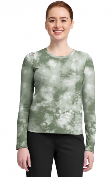 HH816 Healing Hands Melissa Long Sleeve Scrub Print Tee HH816 Healing Hands Melissa Long Sleeve Scrub Print Tee