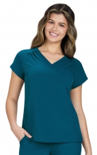1118 Planet koi Kailani Contemporary Chest Pocket Top