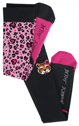 BA179 koi Betsey Johnson Chaussettes de Compression 2-Paires - Lovely Tiger